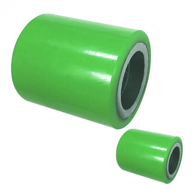 Jogo-YLcaster poli verde das rodas da carga do caminhão de pálete