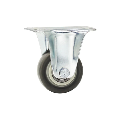 Wheel Material TPR Light Duty Casters 19-24mm Wheel Width Plastic Wheel Core