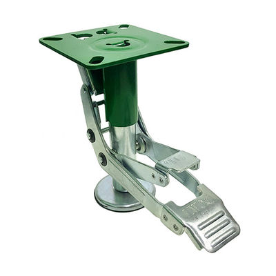 Quick and Easy Lifting with Green Steel Wheel Material Lift Up Top Jack