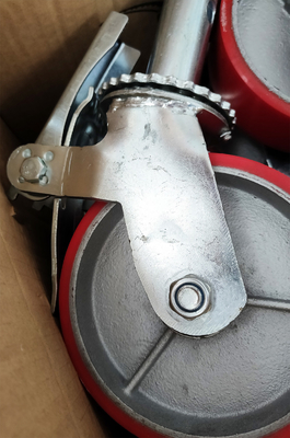 Heavy Duty Scaffolding Casters With Zinc Plated Bracket