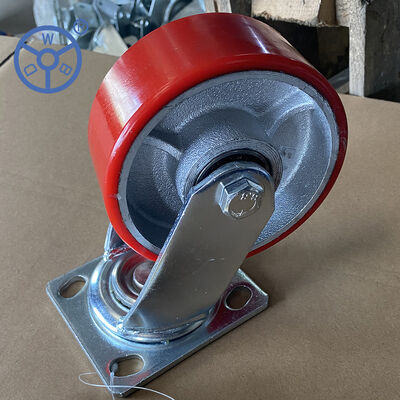 250-380KG Capacidade carregada Roletes de carga leve 65mm Tamanho da roda Roletas industriais duráveis pesadas para equipamentos e carrinhos