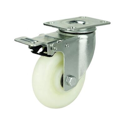 Capacidade de carga 100 a 300 KG rodas de rodas de borracha elástica laranja macia ideal para aplicações internas ao ar livre solução durável e de roda