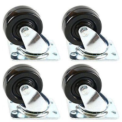 Roda de borracha para serviço pesado com capacidade de carga de 100 a 300 KG, 8 polegadas, preta, azul, verde, roda de transporte de alta carga