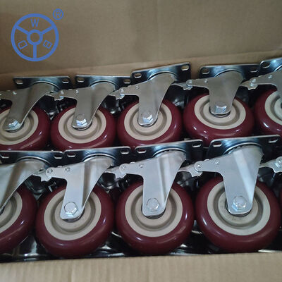 65mm Wheel Size Casters Offering 2 Wheel Width Ideal for Material Handling Equipment and Industrial Transport Solutions